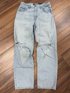 Levi's Silvertab 94 Baggy Distressed Jeans Size 28 (30x28.5)